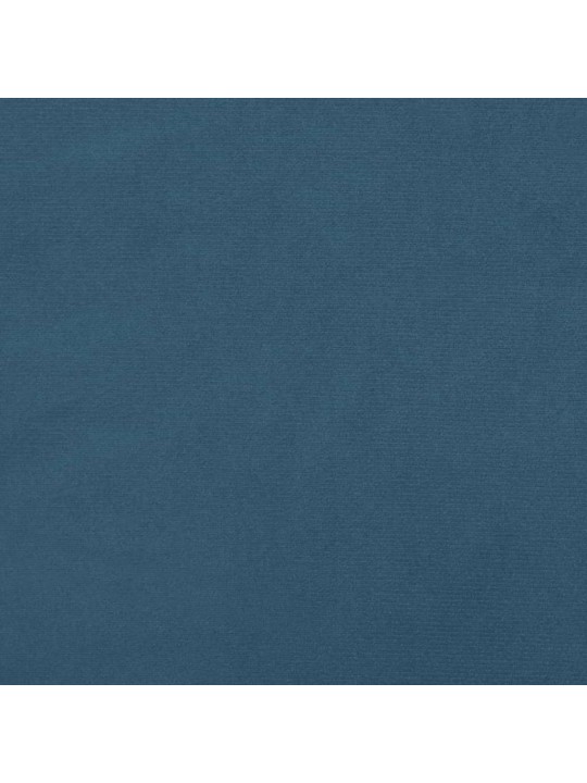 Voodipeats servadega, tumesinine, 83x23x118/88 cm, samet