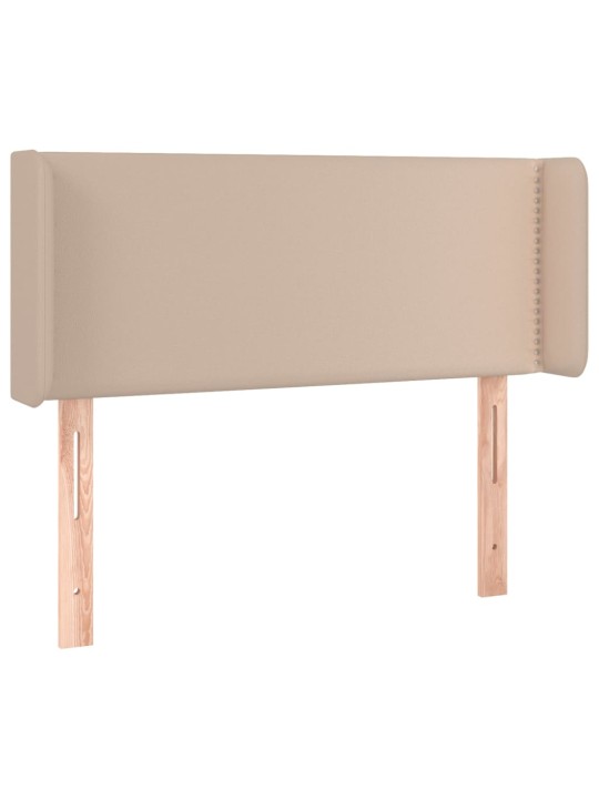 Voodipeats servadega, cappuccino, 83x16x78/88 cm, kunstnahk