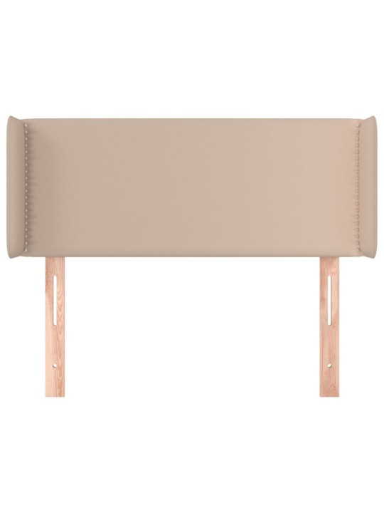 Voodipeats servadega, cappuccino, 83x16x78/88 cm, kunstnahk