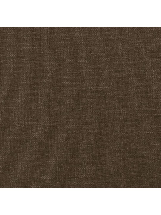 Voodipeats servadega, tumepruun, 103x16x78/88 cm, kangas