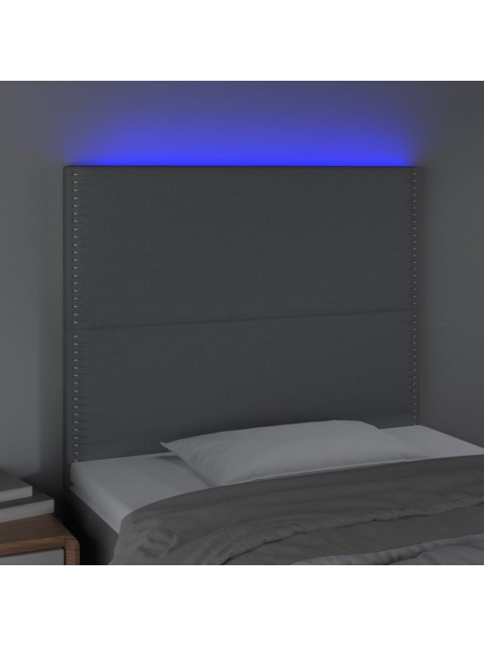 LED-voodipeats, helehall, 80x5x118/128 cm, kangas