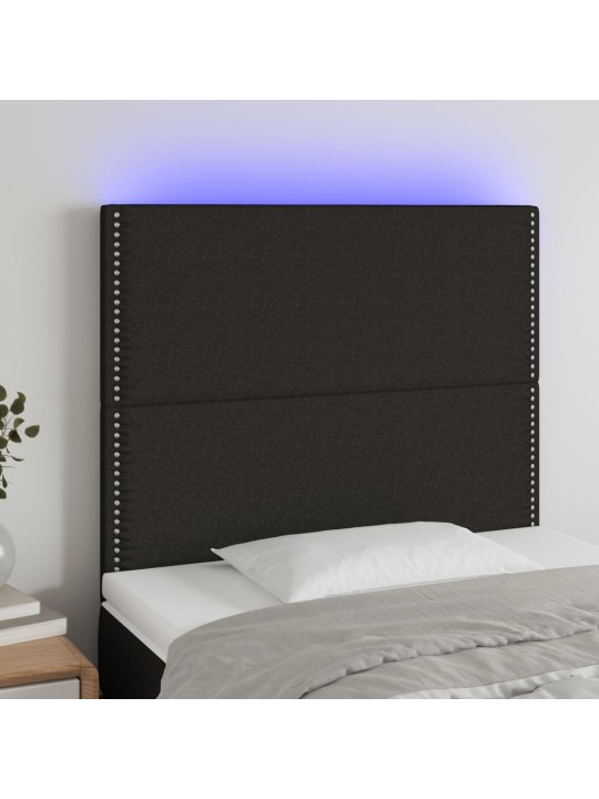 LED-voodipeats, must, 80x5x118/128 cm, kangas