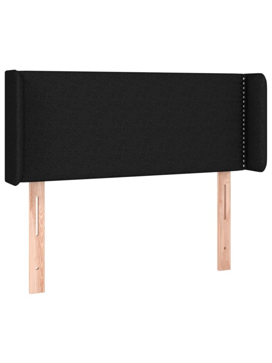 Led-voodipeats, must, 103x16x78/88 cm, kangas