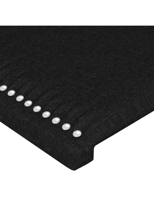 Led-voodipeats, must, 103x16x78/88 cm, kangas
