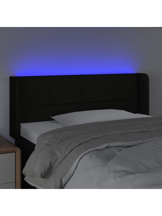 LED-voodipeats, must, 103x16x78/88 cm, kangas