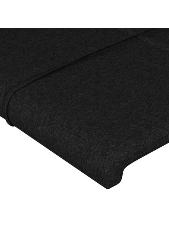 LED-voodipeats, must, 103x16x78/88 cm, kangas