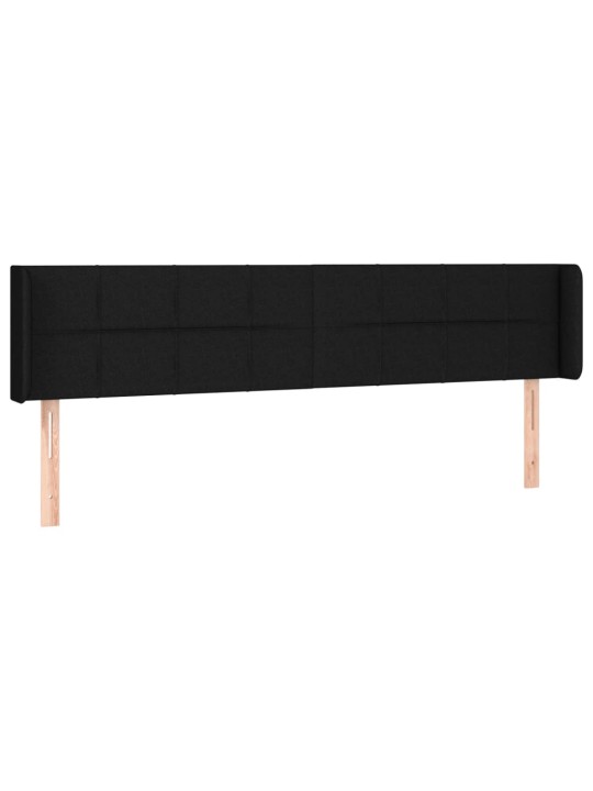 LED-voodipeats, must, 183x16x78/88 cm, kangas
