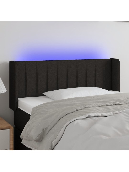 LED-voodipeats, must, 93x16x78/88 cm, kangas