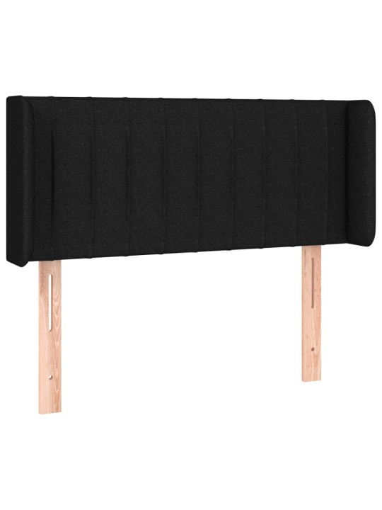 Led-voodipeats, must, 103x16x78/88 cm, kangas
