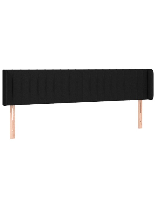LED-voodipeats, must, 183x16x78/88 cm, kangas