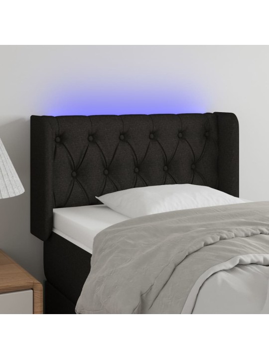 LED-voodipeats, must, 83x16x78/88 cm, kangas