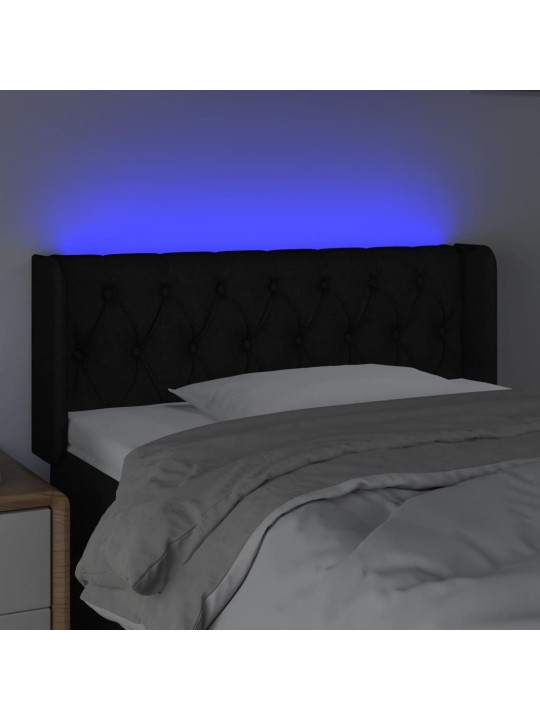 LED-voodipeats, must, 93x16x78/88 cm, kangas
