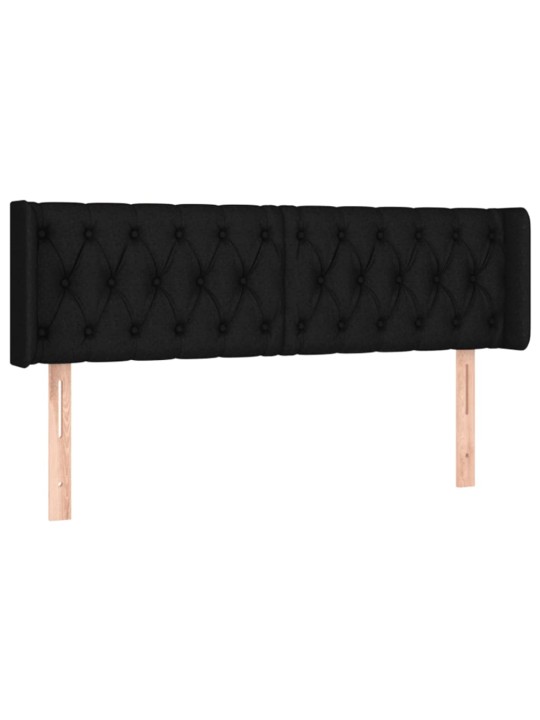LED-voodipeats, must, 147x16x78/88 cm, kangas