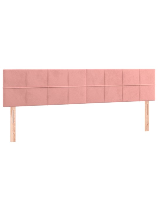 KONTINENTAALVOODI MADRATS, LED, ROOSA, 180X200 CM, SAMET