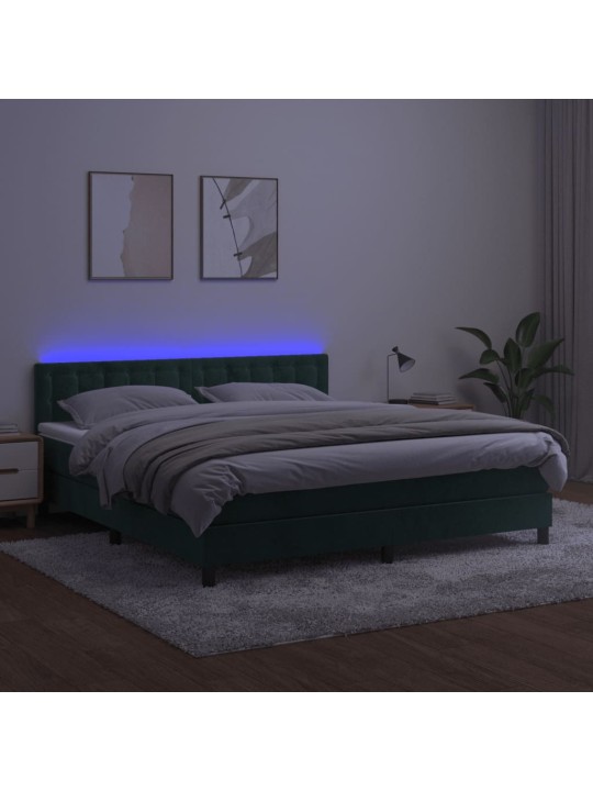 KONTINENTAALVOODI MADRATS, LED, TUMEROHELINE, 160X200 CM, SAMET