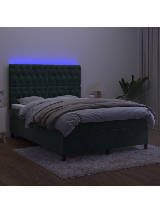 KONTINENTAALVOODI MADRATS, LED, TUMEROHELINE, 140X190 CM, SAMET