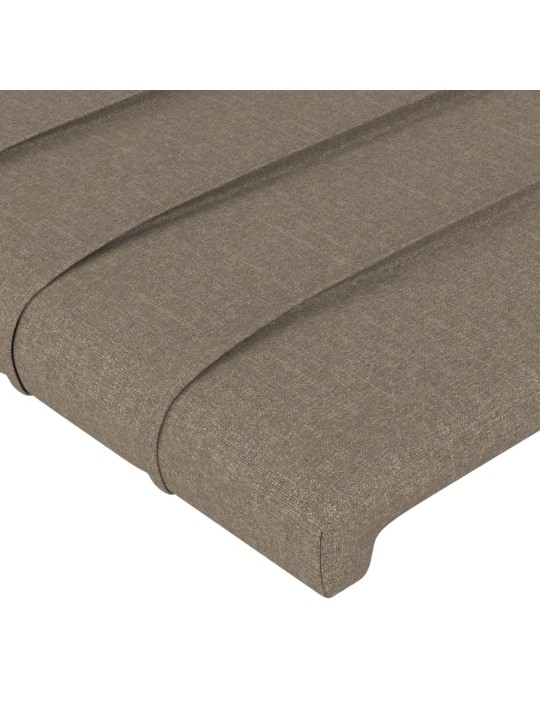 Voodiraam ilma madratsita taupe 100x200 cm kangas