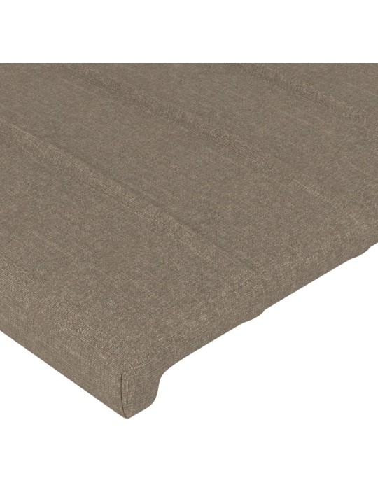 Voodiraam ilma madratsita taupe 120x200 cm kangas