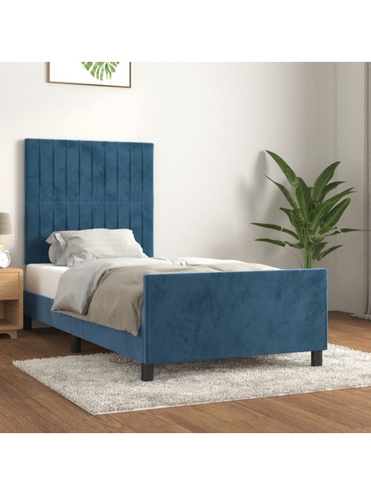 VOODIRAAM ILMA MADRATSITA, TUMESININE, 80X200 CM SAMET