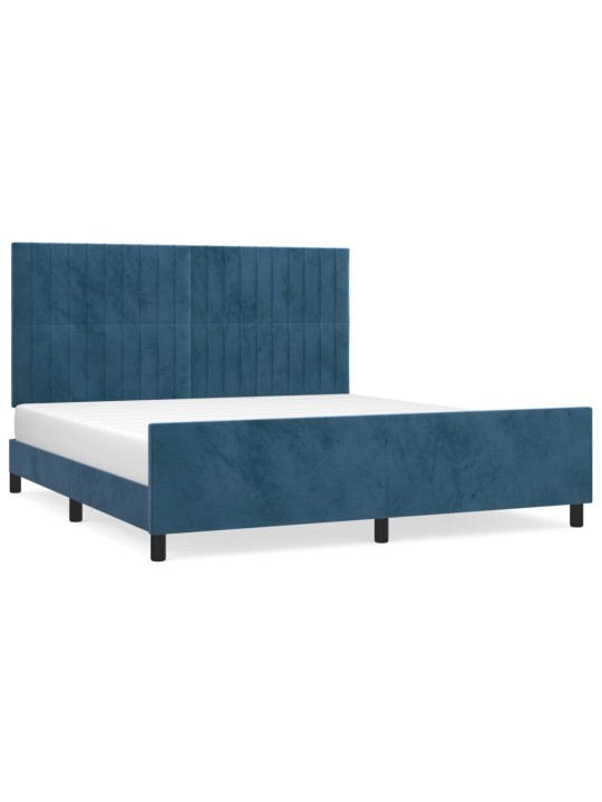 VOODIRAAM ILMA MADRATSITA TUMESININE 160X200 CM SAMET