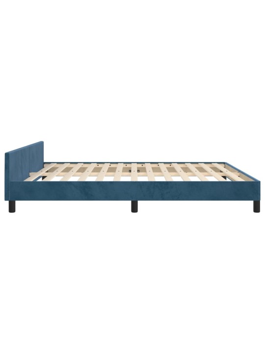 VOODIRAAM ILMA MADRATSITA TUMESININE 160X200 CM SAMET