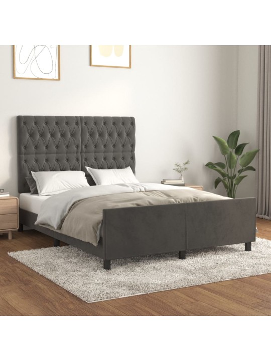 VOODIRAAM ILMA MADRATSITA, TUMEHALL, 140X190 CM, SAMET