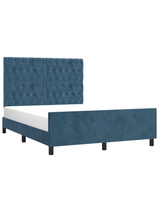 VOODIRAAM ILMA MADRATSITA TUMESININE 140X190 CM SAMET