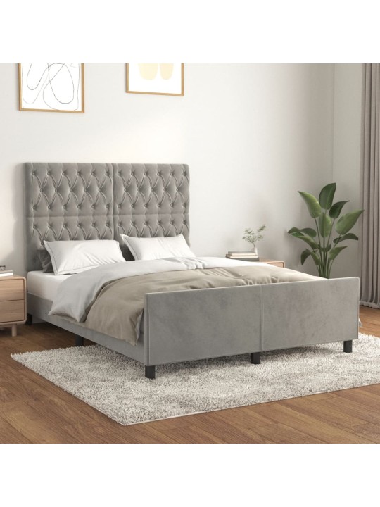 VOODIRAAM ILMA MADRATSITA, HELEHALL, 140X200 CM, SAMET