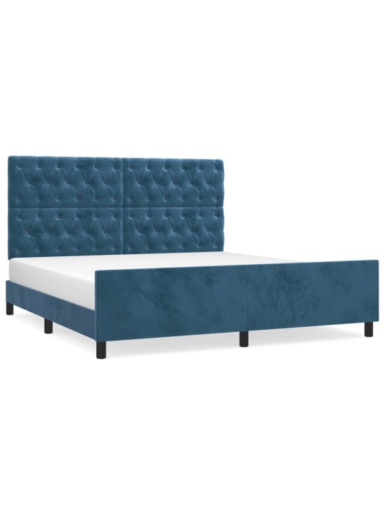 VOODIRAAM ILMA MADRATSITA TUMESININE 160X200 CM SAMET