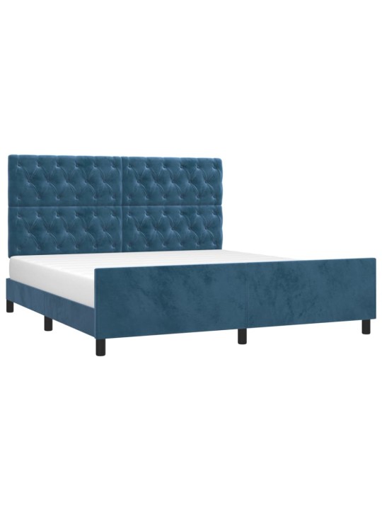 VOODIRAAM ILMA MADRATSITA TUMESININE 160X200 CM SAMET