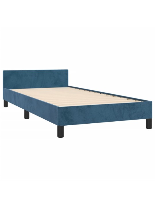 VOODIRAAM ILMA MADRATSITA TUMESININE 100X200 CM SAMET