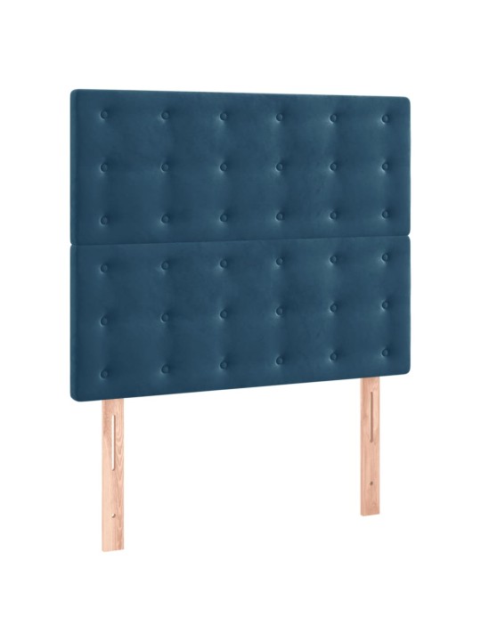 VOODIRAAM ILMA MADRATSITA TUMESININE 100X200 CM SAMET