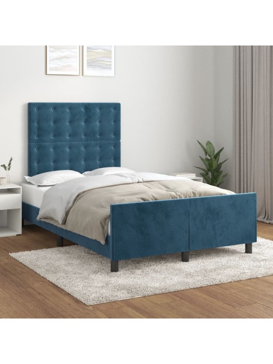 VOODIRAAM ILMA MADRATSITA TUMESININE 120X200 CM SAMET
