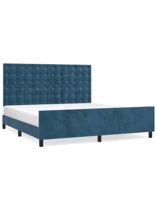VOODIRAAM ILMA MADRATSITA TUMESININE 160X200 CM SAMET