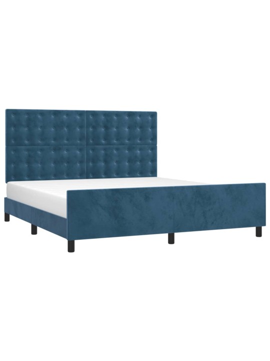 VOODIRAAM ILMA MADRATSITA TUMESININE 160X200 CM SAMET