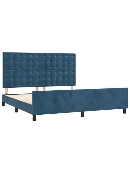 VOODIRAAM ILMA MADRATSITA TUMESININE 160X200 CM SAMET