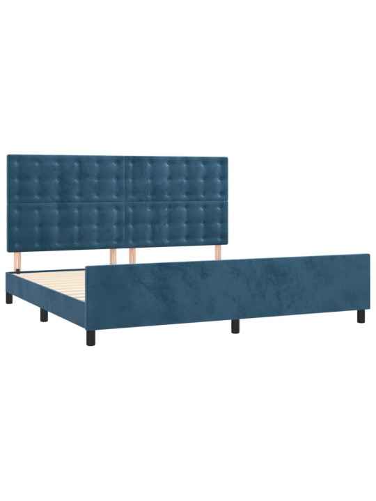 VOODIRAAM ILMA MADRATSITA TUMESININE 200X200 CM SAMET