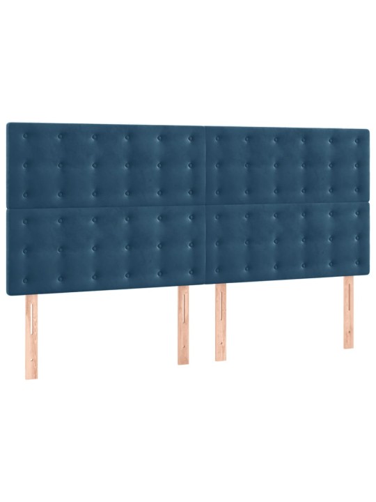 VOODIRAAM ILMA MADRATSITA TUMESININE 200X200 CM SAMET