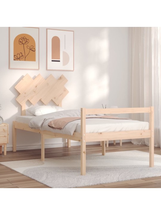 VANEMATE INIMESTE VOODIRAAM PEATSIGA, 90X200 CM, TÄISPUIT