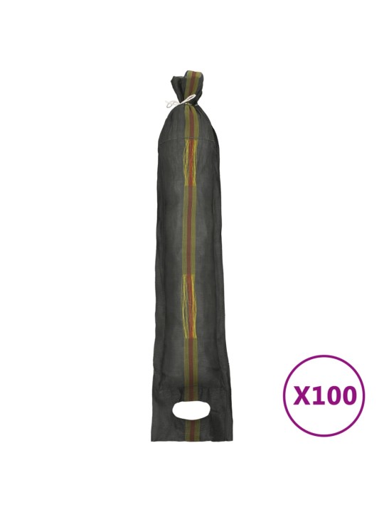 Liivakotid 100 tk, tumeroheline, 103 x 25 cm, hdpe