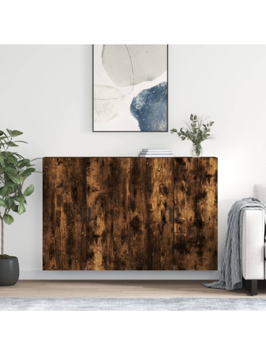 Seinakapid 2 tk, suitsutatud tamm, 69,5 x 34 x 90 cm