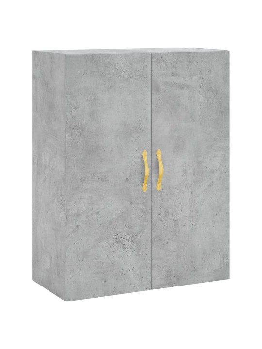 Kõrge kapp, betoonhall, 69,5 x 34 x 180 cm,tehispuit