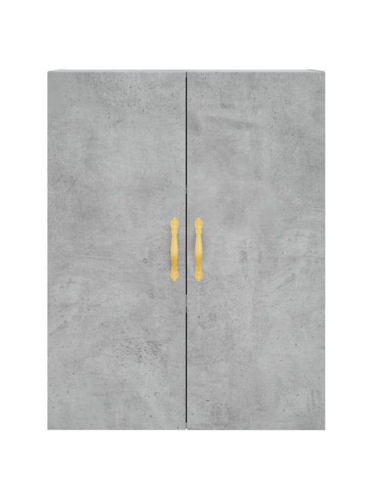 Kõrge kapp, betoonhall, 69,5 x 34 x 180 cm,tehispuit