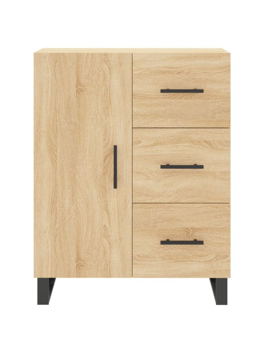 Kõrge kapp, sonoma tamm, 69,5 x 34 x 180 cm, tehispuit