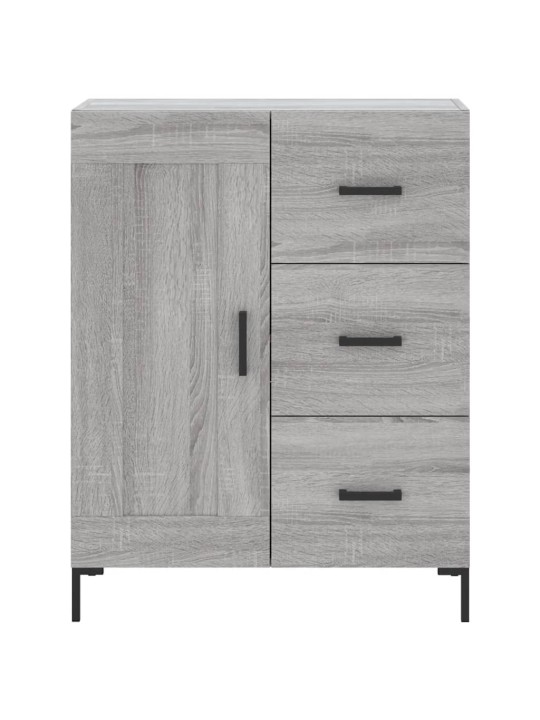 Kõrge kapp, hall sonoma tamm, 69,5 x 34 x 180 cm, tehispuit