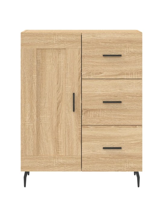 Kõrge kapp, sonoma tamm, 69,5 x 34 x 180 cm, tehispuit