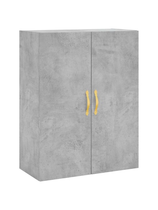 Kõrge kapp, betoonhall, 69,5 x 34 x 180 cm,tehispuit