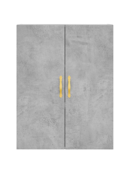 Kõrge kapp, betoonhall, 69,5 x 34 x 180 cm,tehispuit