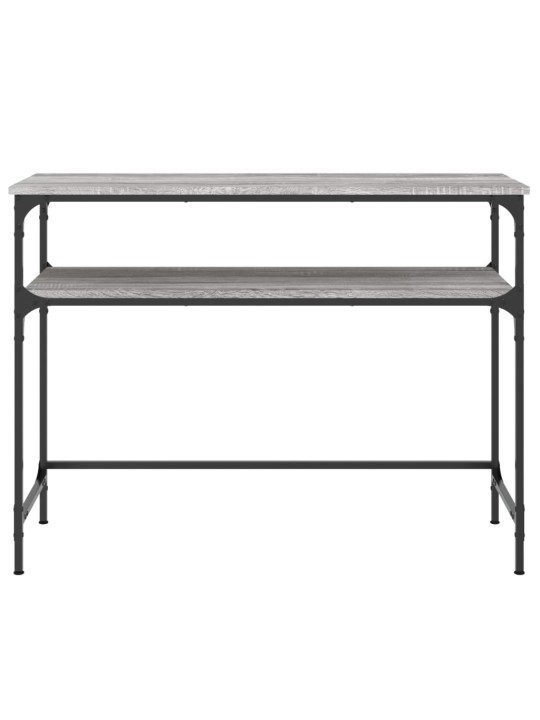 Konsoollaud, hall sonoma tamm, 100x35,5x75 cm, tehispuit