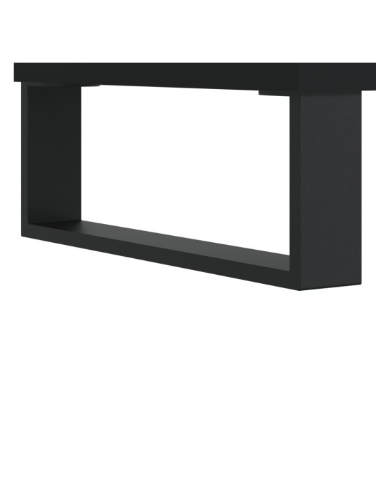 Puhvetkapp, must, 90 x 34 x 80 cm, tehispuit